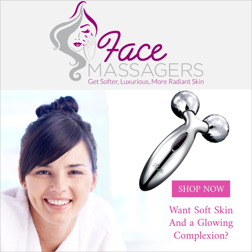 Face Massager Website Banner