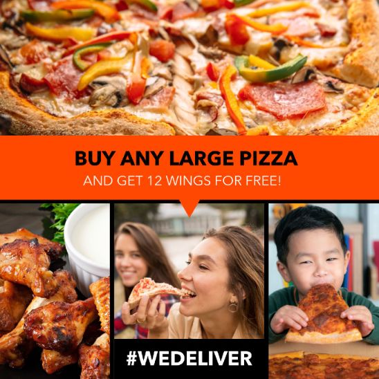 Pizza Promo Website Banner